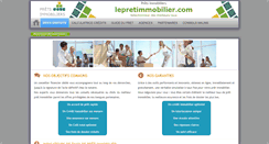 Desktop Screenshot of lepretimmobilier.com